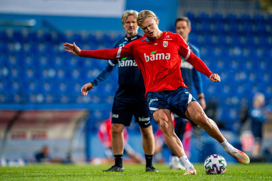 Erling Braut Haaland of the Norwegian national football team