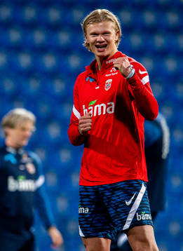 Erling Braut Haaland of the Norwegian national football team