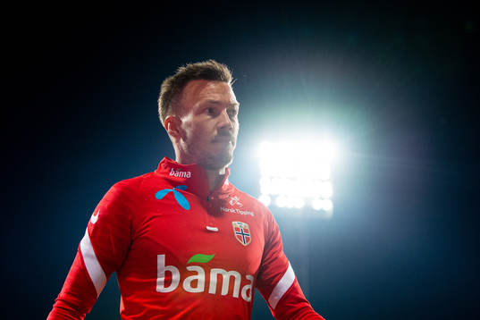 Martin Linnes of the Norwegian national football team