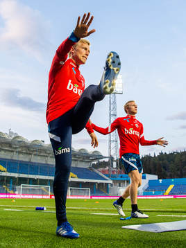 Birger Meling and Mats Møller Dæhli of the Norwegian
