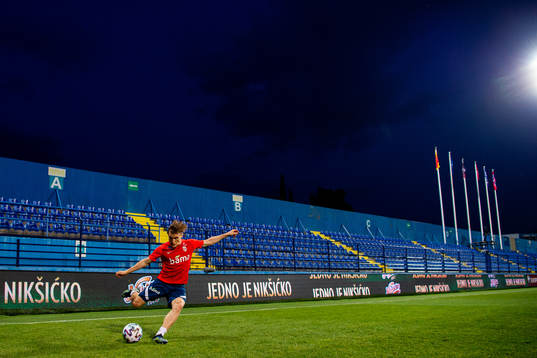 Jonas Svensson of the Norwegian national football team