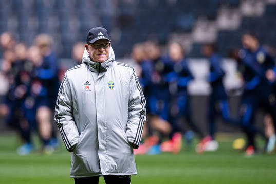 Head coach Janne Andersson of the Swedish national football