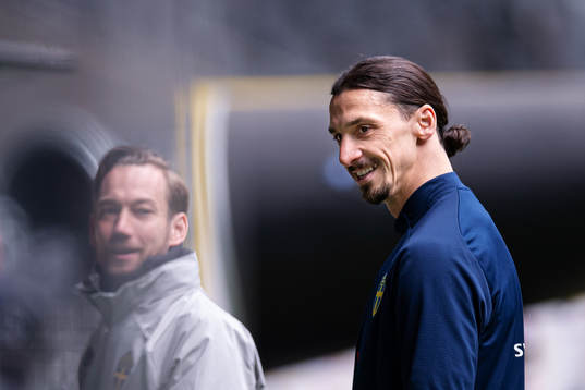 Zlatan Ibrahimovic of the Swedish national football team