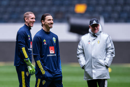 Zlatan Ibrahimovic of the Swedish national football team