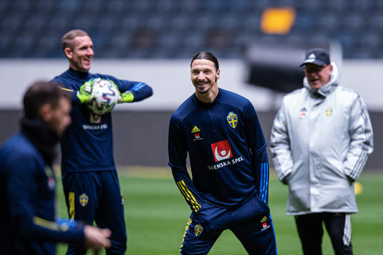 Zlatan Ibrahimovic of the Swedish national football team