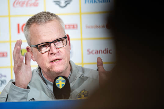 Head coach Janne Andersson of the Swedish national football