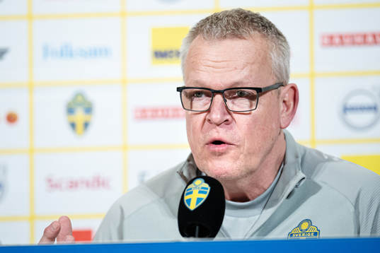 Head coach Janne Andersson of the Swedish national football