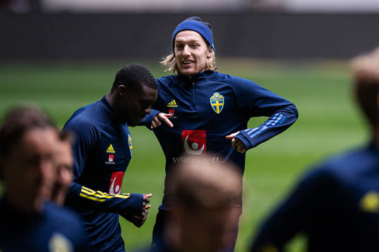 Emil Forsberg of the Swedish national football team