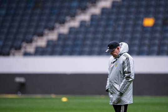 Head coach Janne Andersson of the Swedish national football