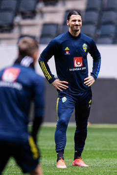 Zlatan Ibrahimovic of the Swedish national football team