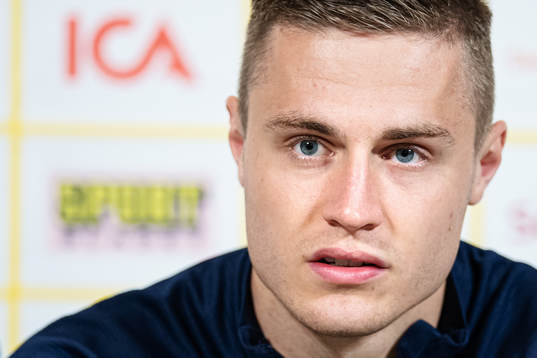 Mattias Svanberg of the Swedish national football team