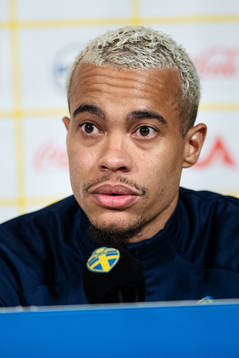 Robin Quaison of the Swedish national football team