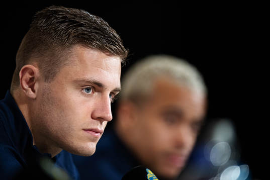 Mattias Svanberg of the Swedish national football team