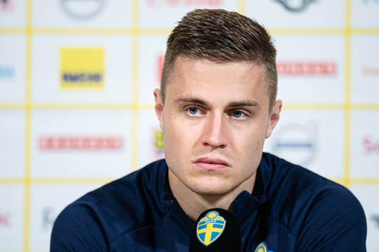 Mattias Svanberg of the Swedish national football team