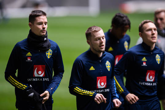 Mikael Lustig of the Swedish national football team