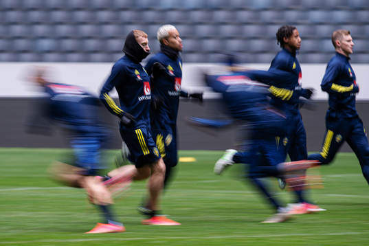 Dejan Kulusevski of the Swedish national football team