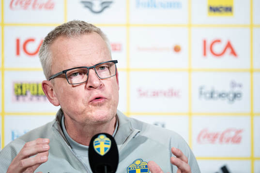 Head coach Janne Andersson of the Swedish national football