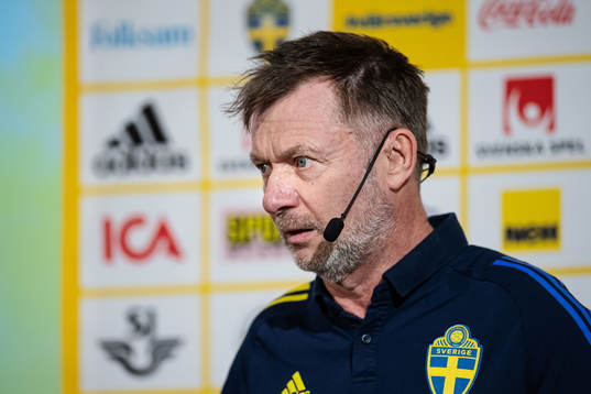Peter Gerhardsson, head coach of the Swedish women's