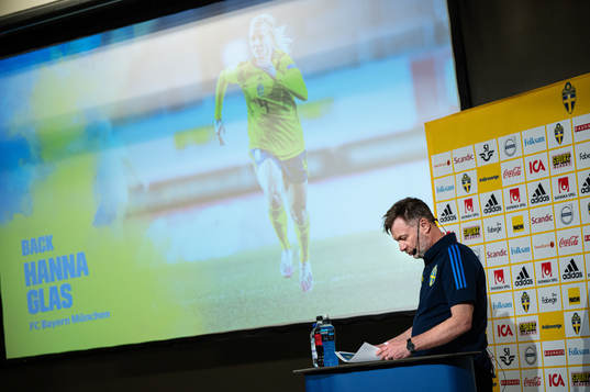 Peter Gerhardsson, head coach of the Swedish women's