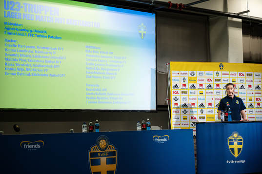 Caroline Sjöblom, head coach of the Swedish women's