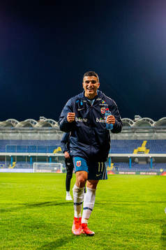 Mohamed Elyounoussi of Norway celebrates