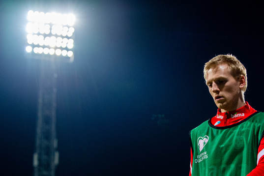 Mats Møller Dæhli of Norway warms up
