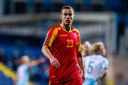 Adam Marusic of Montenegro