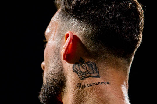 Sead Haksabanovic of Montenegro