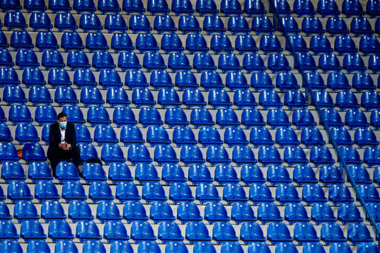during the FIFA World Cup Qualifier football match between