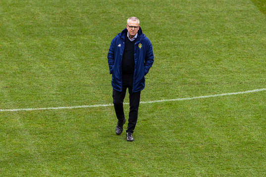 Janne Andersson, head coach of Sweden