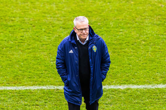 Janne Andersson, head coach of Sweden