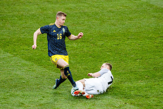 during the international friendly football match between