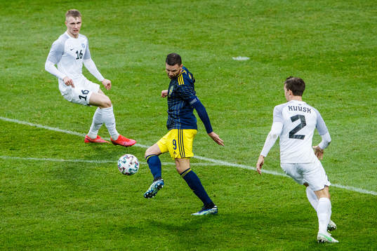 Henrik Pürg and Mårten Kuusk of Estonia against Marcus