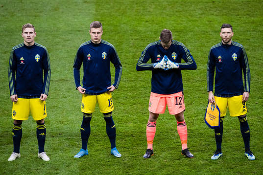 Carl Starfelt, Mattias Svanberg, goalkeeper Karl-Johan