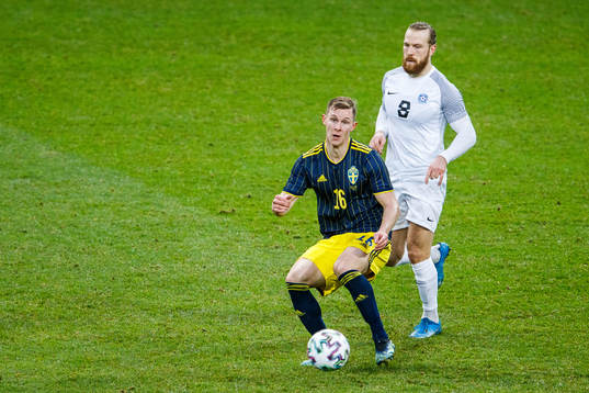 Emil Krafth of Sweden and Henri Anier of Estonia