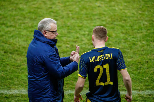 during the international friendly football match between