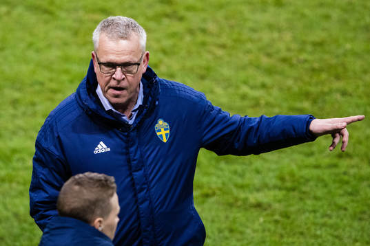 Janne Andersson, head coach of Sweden