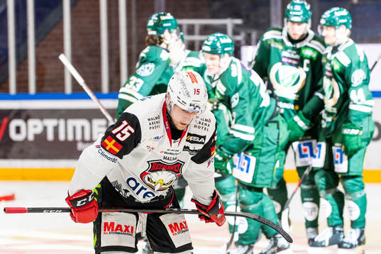 Malmö Redhawks Axel Wemmenborn deppar