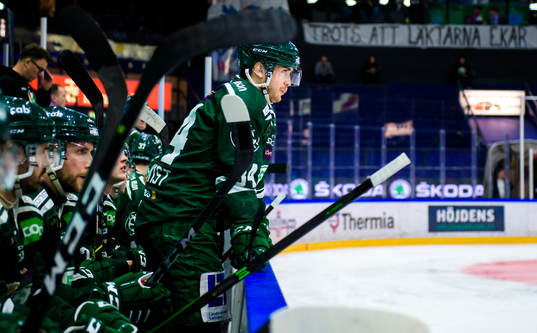 Färjestads Michael Lindqvist deppar med lagkamrater