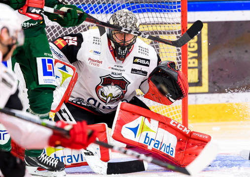 Malmö Redhawks målvakt Oscar Alsenfelt
