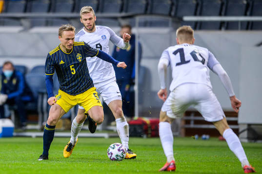 Pierre Bengtsson of Sweden and Robert Kirss of Estonia