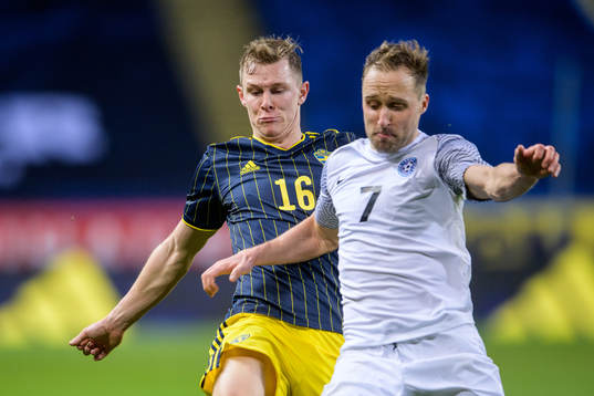 Emil Krafth of Sweden and Sander Puri of Estonia