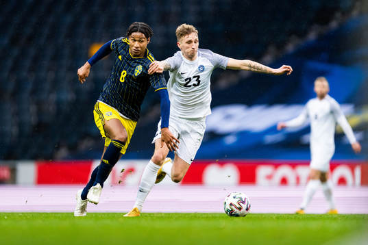 Jens-Lys Cajuste of Sweden and Bogdan Vastsuk of Estonia