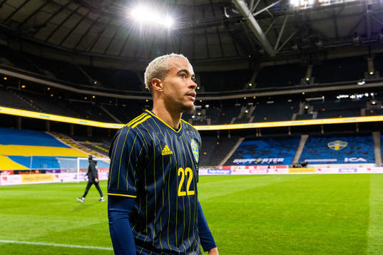 Robin Quaison of Sweden
