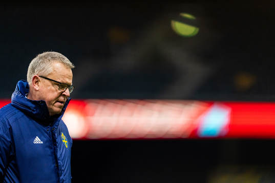 Janne Andersson, head coach of Sweden