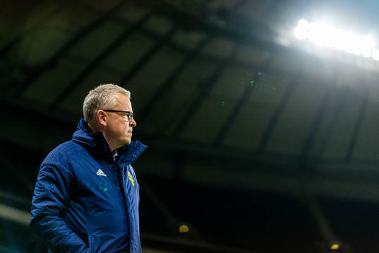 Janne Andersson, head coach of Sweden