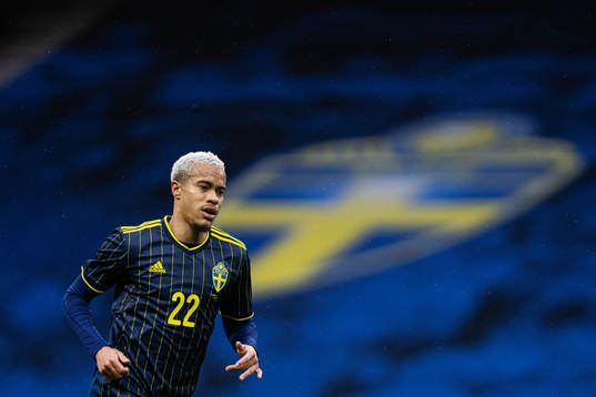 Robin Quaison of Sweden