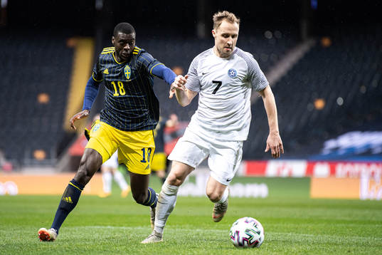 Ken Sema of Sweden and Sander Puri of Estonia