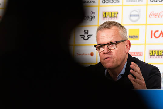 Janne Andersson, head coach of Sweden