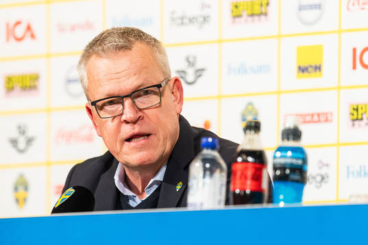 Janne Andersson, head coach of Sweden